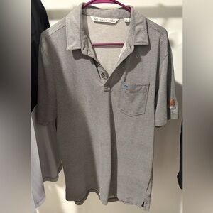 Travis Mathew’s Men's Gray Polo Shirt